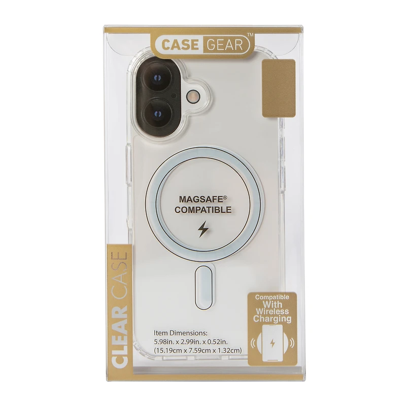 iPhone 16® Clear MagSafe® Compatible Phone Case