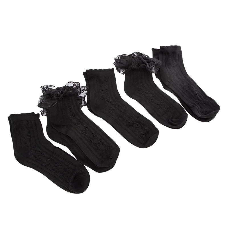 Ladies Anklet Socks 5-Pairs