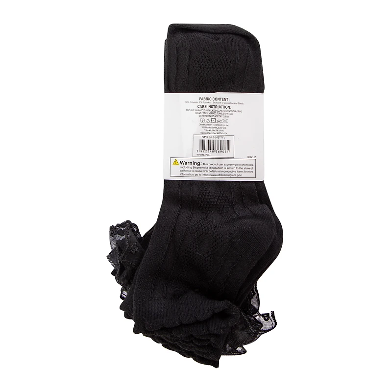 Ladies Anklet Socks 5-Pairs