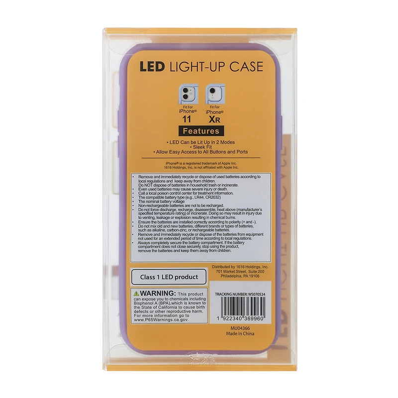 iPhone 11® LED Light-Up Case