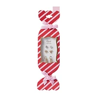 Birth Gemstone Earrings 3-Pairs