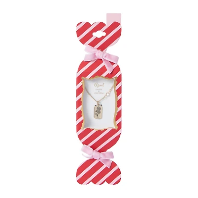 Birth Month Flower & Gem Necklace