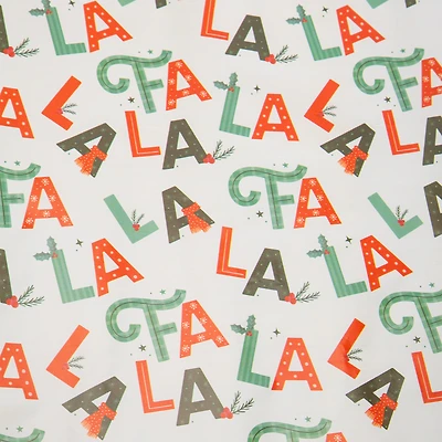 Traditional Holiday Wrapping Paper 35 Sq.ft