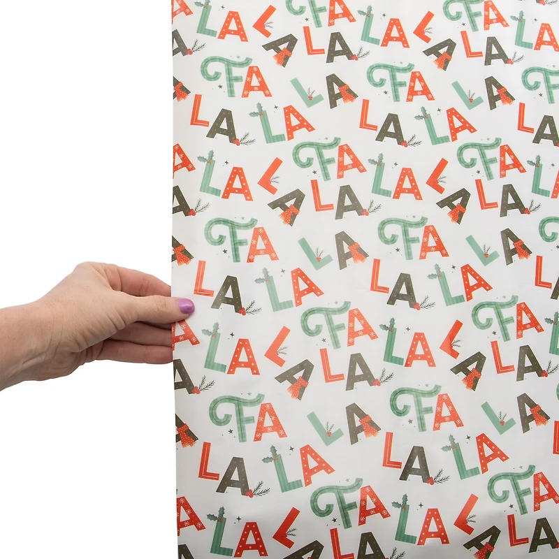 Traditional Holiday Wrapping Paper 35 Sq.ft