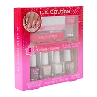 Glam Up French Tip Manicure & Gem Set 8-Piece