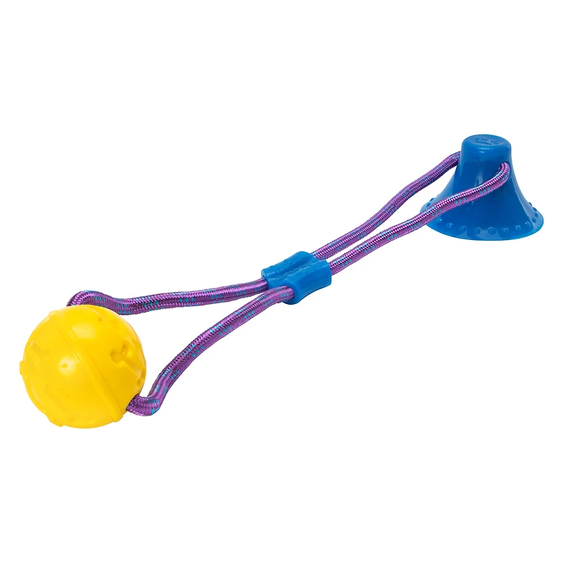 Pet Tug Toy With Suction Cup