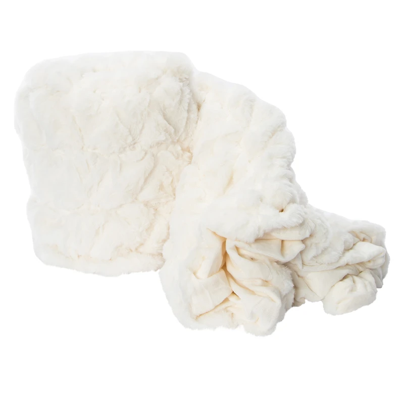 Luxe Collection Diamond Ruched Blanket