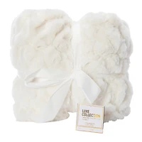 Luxe Collection Diamond Ruched Blanket