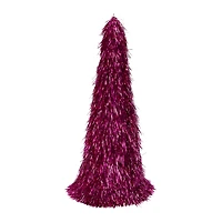 XL Tinsel Cone Christmas Tree 14.2in x 27.95in