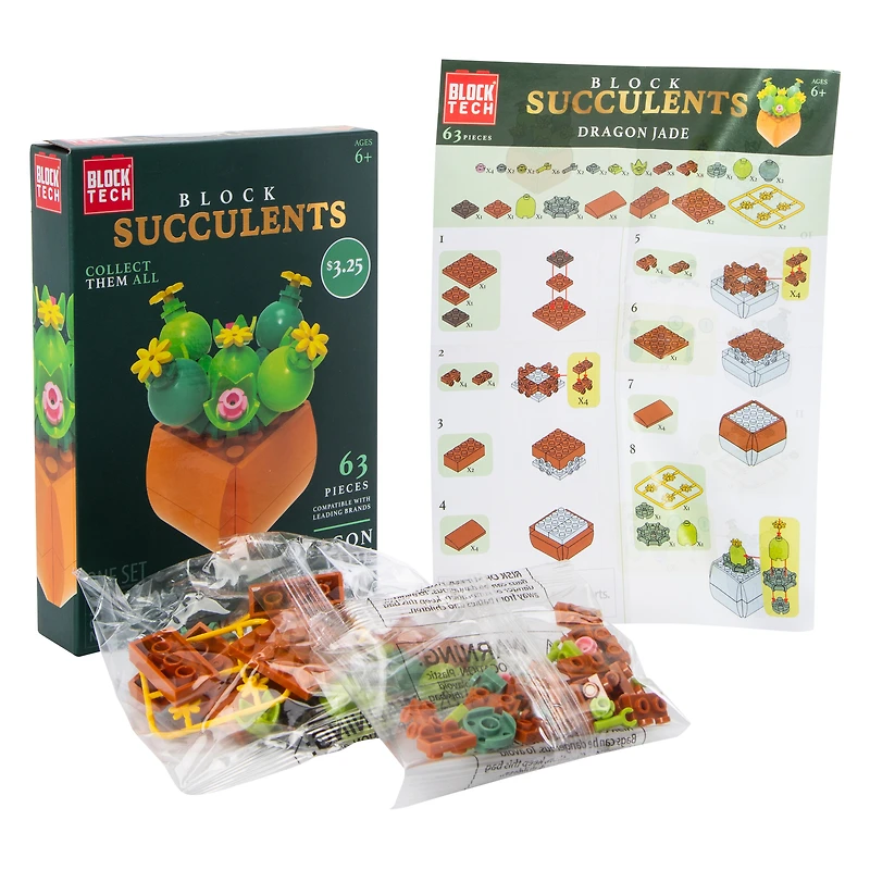 Block Tech® Succulents Set