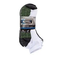 Series-8 Fitness™ Mens Performance Quarter Crew Socks 5-Pack