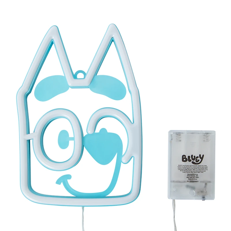 Bluey™ Neon Wall Art