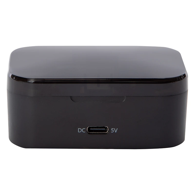 24-Hour True Wireless Earbuds With Mic & Case