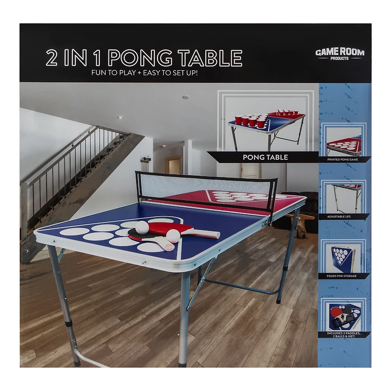 Foldable Pong Table 20.25in x 30in