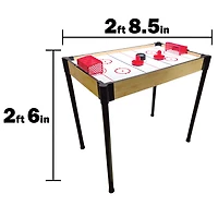 Foldable Air Hockey Table 20.25in x 30in