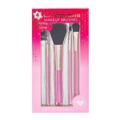 L.A. Colors® Cruelty-Free Makeup Brushes 4-Piece