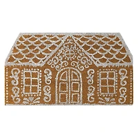 Holiday Gingerbread Coir Mat 28in x 16in