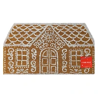 Holiday Gingerbread Coir Mat 28in x 16in
