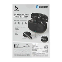 Active Noise Cancelling True Wireless Earbuds With Mic