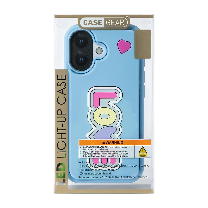 iPhone 16® LED Light-Up Case