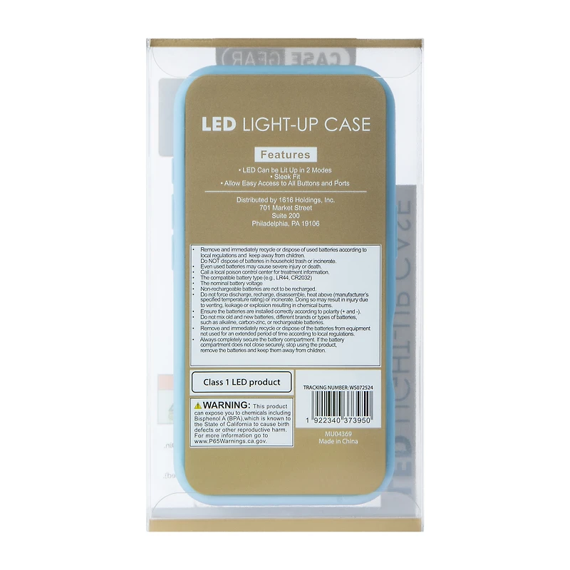 iPhone 16® LED Light-Up Case