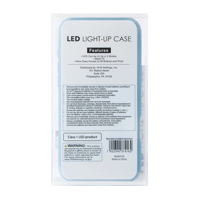 iPhone 16 Plus® LED Light-Up Case