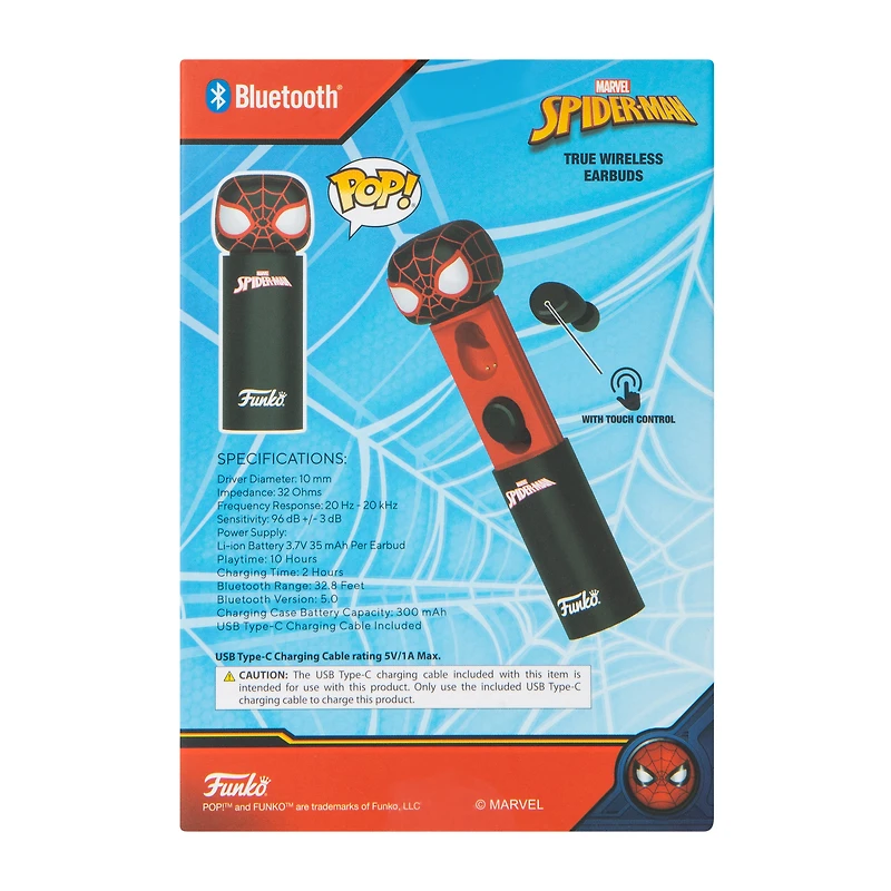 Funko Pop! Marvel Miles Morales True Wireless Earbuds