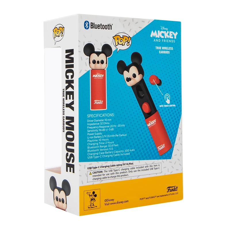 Funko Pop! Disney Mickey And Friends True Wireless Earbuds