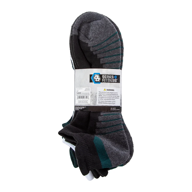 Series-8 Fitness™ Mens Performance Low-Cut Socks 5-Pack