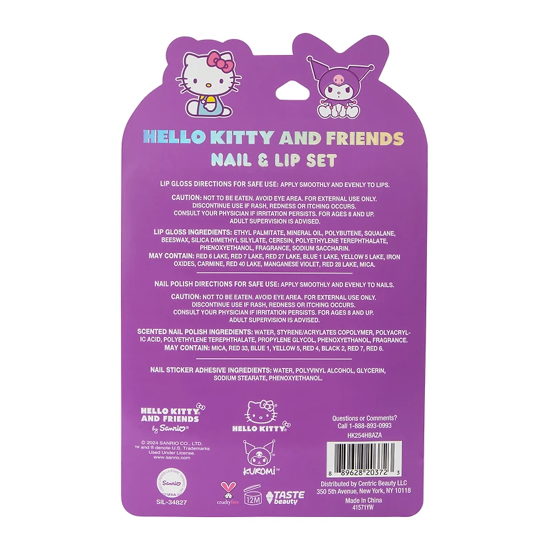Hello Kitty And Friends® Nail & Lip Set