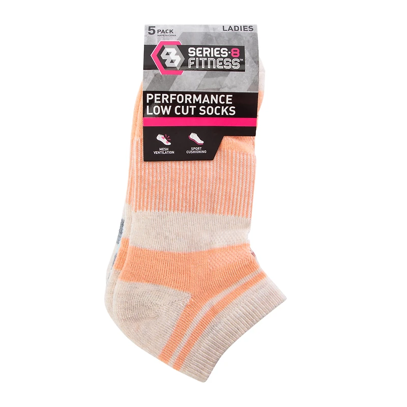 Series-8 Fitness™ Ladies Performance Low Cut Socks 2-Pack