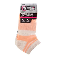 Series-8 Fitness™ Ladies Performance Low Cut Socks 2-Pack
