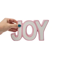 'Joy' Tabletop Christmas Decor Sign 8in x 4.33in