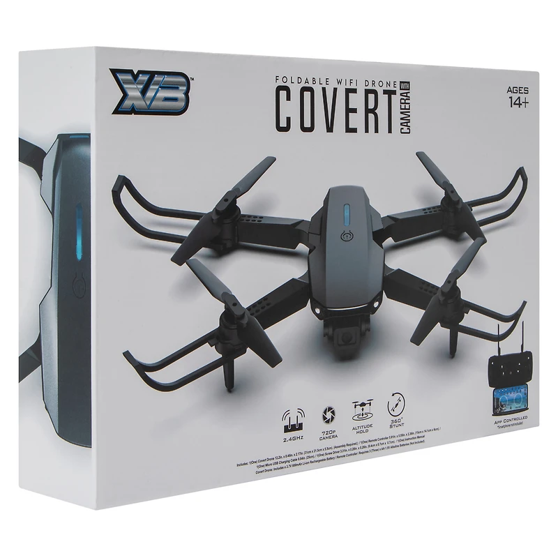 XVB® Covert Foldable Wifi Drone With Camera