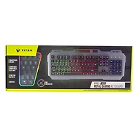 Titan Wired LED Metal Gaming Keyboard