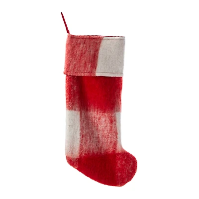 Checkered Christmas Stocking