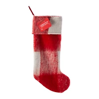 Checkered Christmas Stocking
