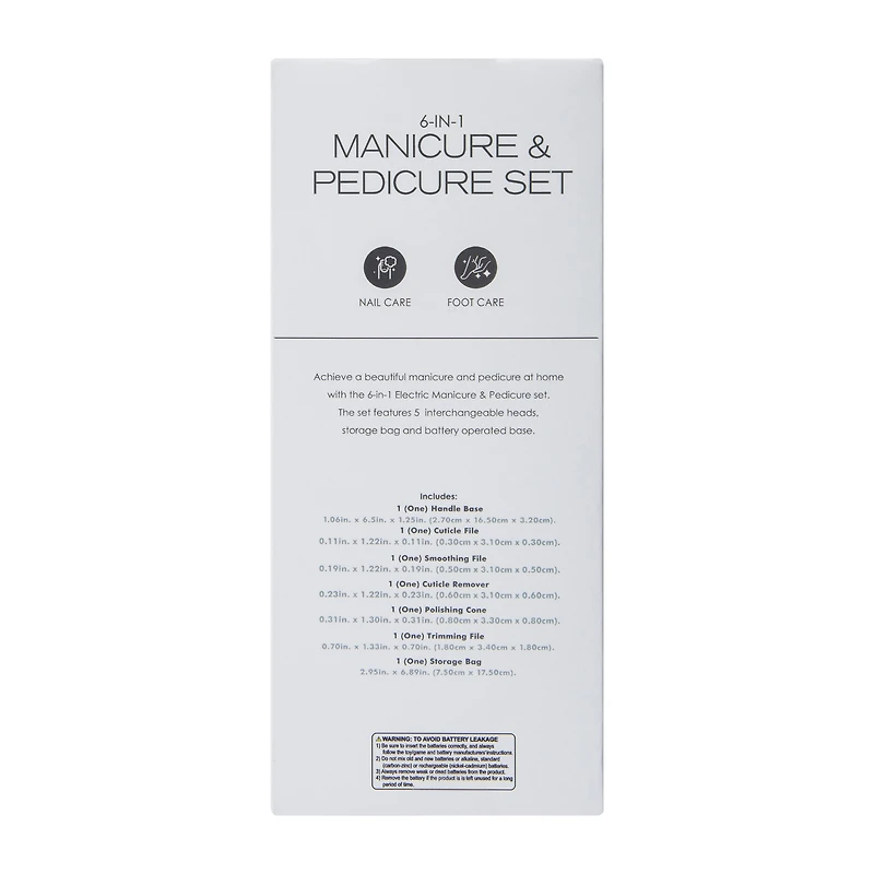 Urban Butterfly 5-In-1 Electric Manicure & Pedicure Set