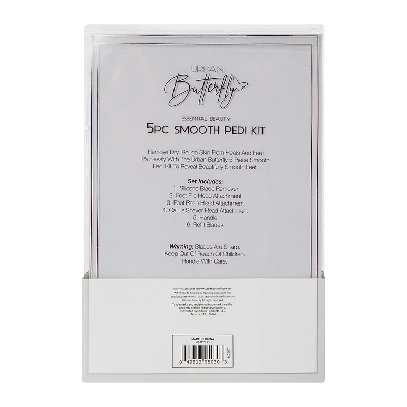 Essential Beauty Smooth Pedi Kit 5-Piece