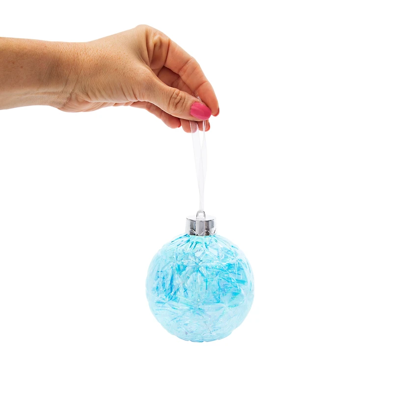 Iridescent Christmas Ornament 4-inch