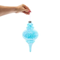 Long Iridescent Christmas Ornament