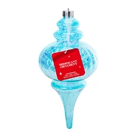 Long Iridescent Christmas Ornament