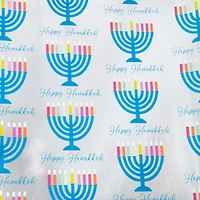 Hanukkah Menorah Wrapping Paper 35 Sq. ft.
