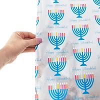 Hanukkah Menorah Wrapping Paper 35 Sq. ft.