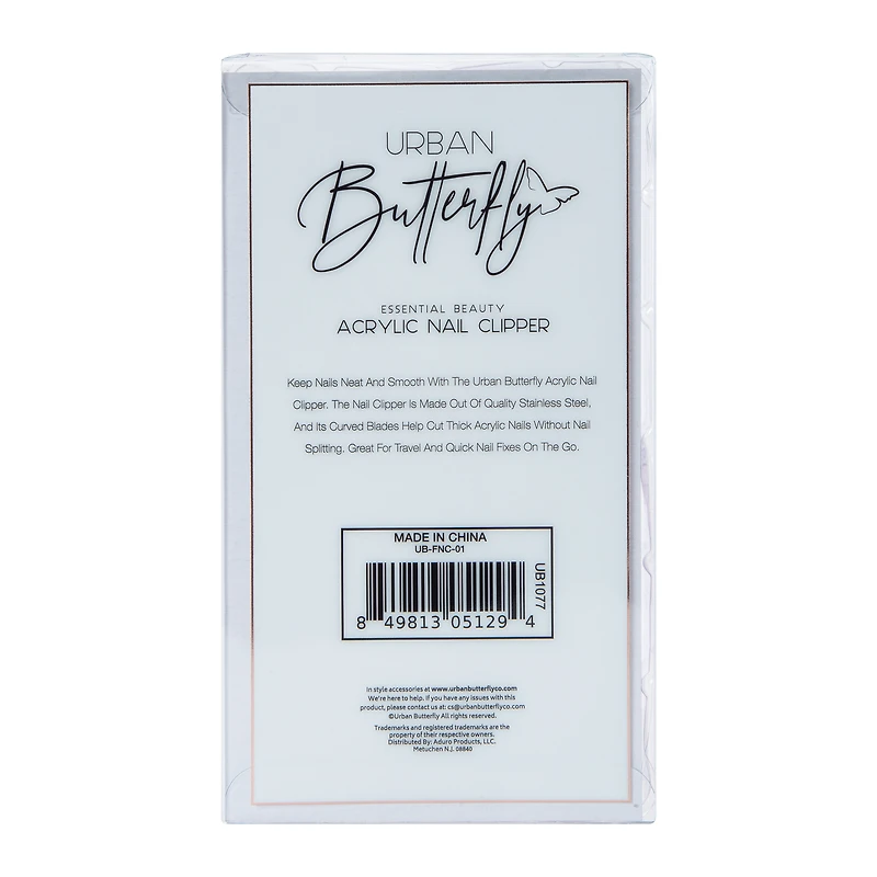 Urban Butterfly Acrylic Nail Tip Clipper