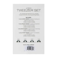 Tweezers Set 4-Count