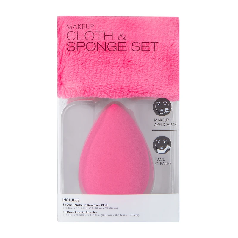 Make-up Cloth And Sponge Set
