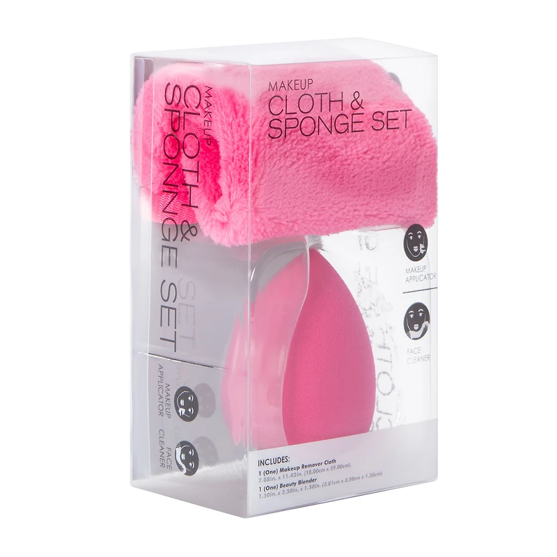 Make-up Cloth And Sponge Set