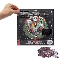 Disney The Nightmare Before Christmas 12-Day Holiday Puzzle Countdown 12-42 Piece