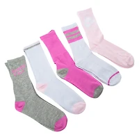 Ladies Crew Socks 5-Pairs